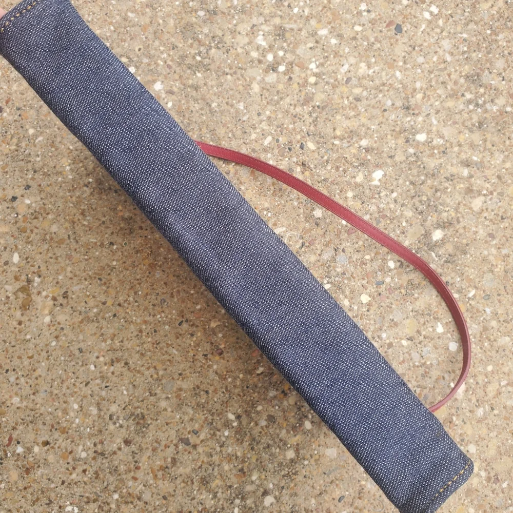 Polo Jeans Co. Ralph Lauren Raffeta Fashion Denim Woman's Face Shoulder Bag RL - Picture 4 of 6